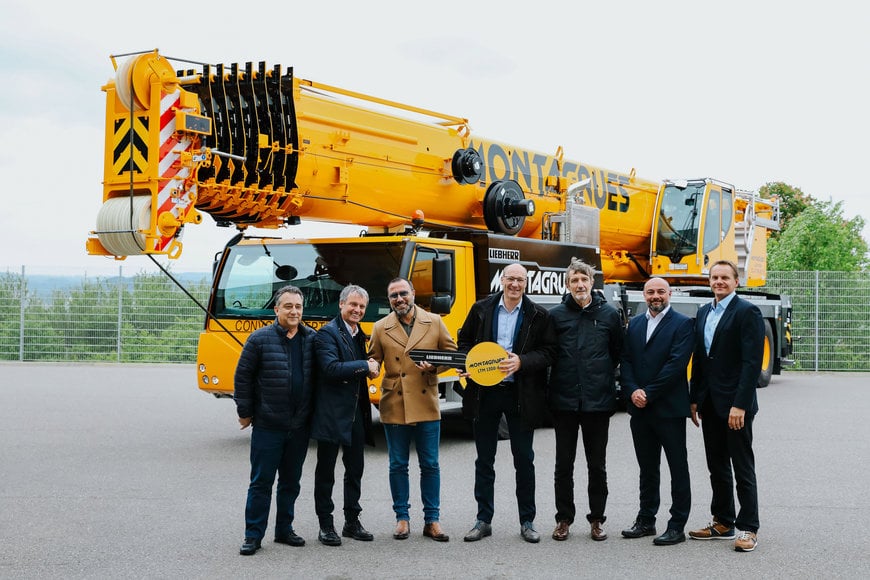 Une grue mobile Liebherr de 300 tonnes vient compléter la flotte de Montagrues